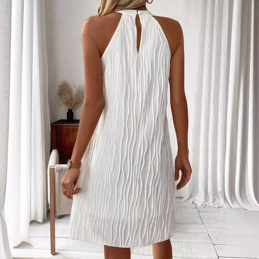 Tekouri Halter Backless Dress