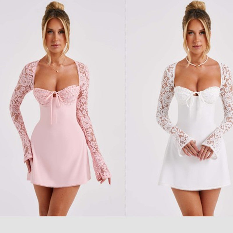 Tekouri Corset Lace Dress